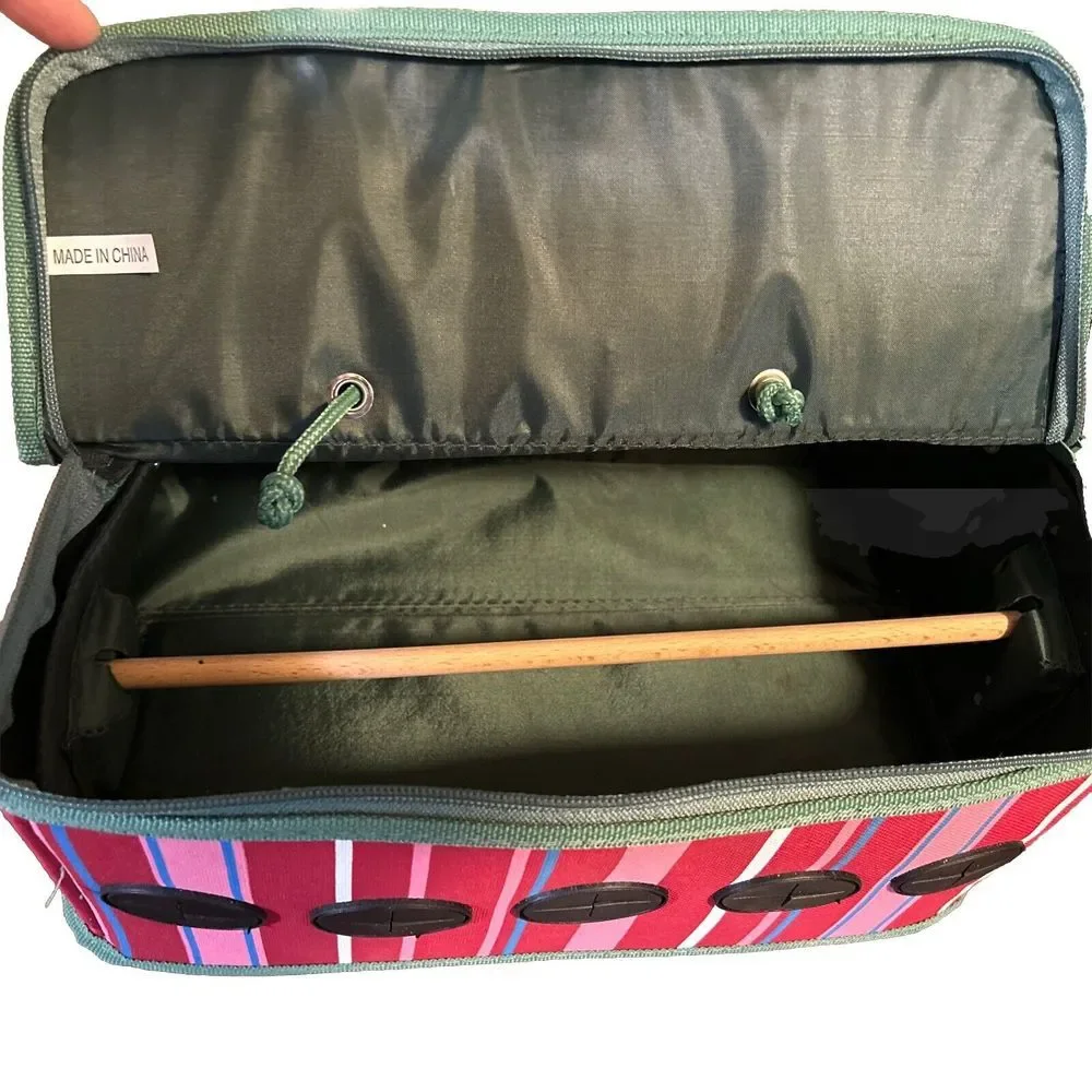 Rubbermaid Ribbon Organizer‎ Holds 5 Rolls Carrying Tote Gift Storage Holiday